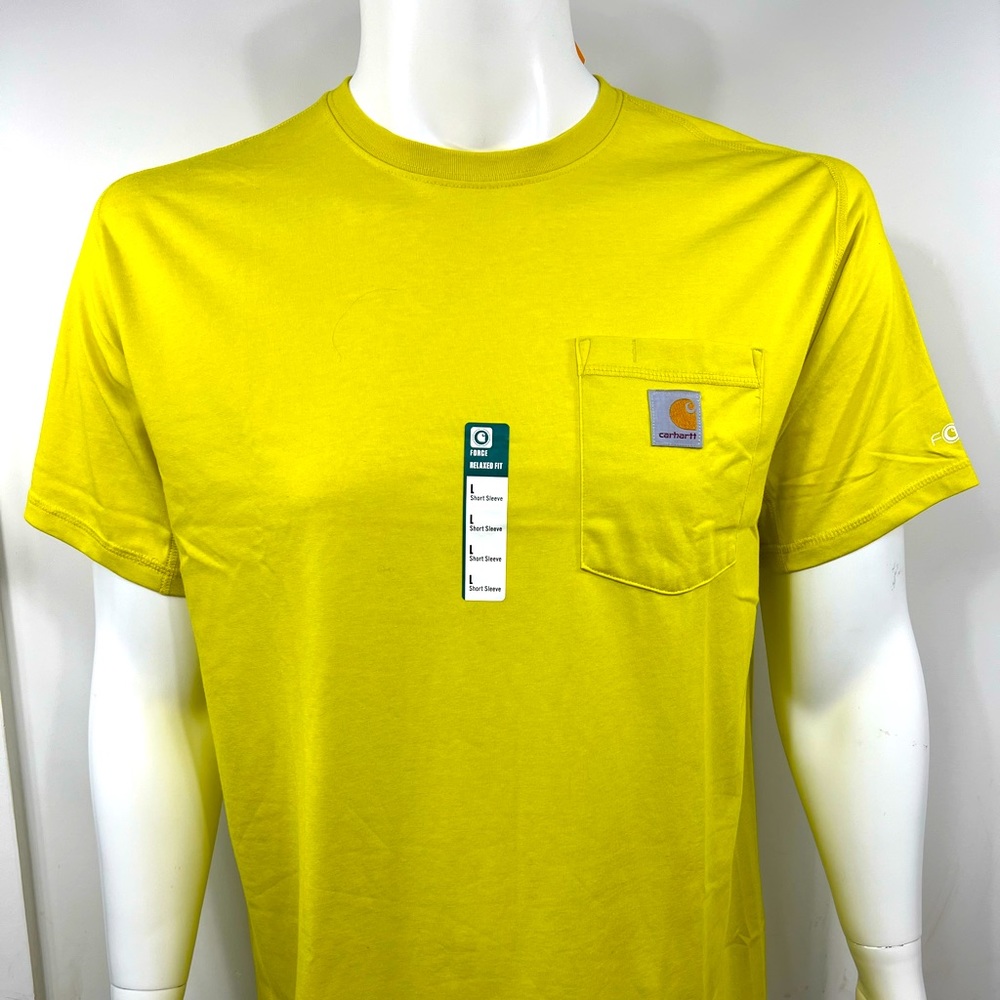CARHARTT, CARTOUCHE COLOR, LARGE, FORCE RELAXED FIT, SHORT SLEEVES, T-SHIRT
